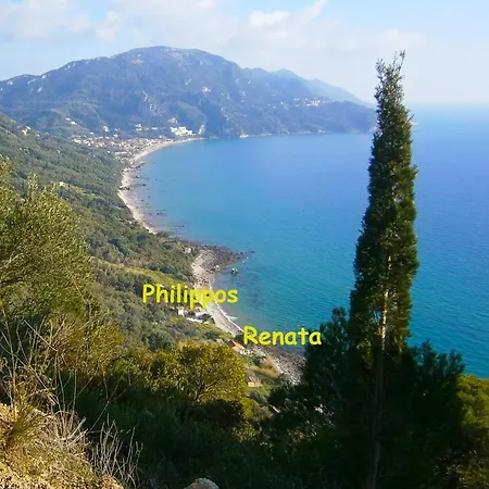 Villa Philippos On Dechoumenes Beach - Agios Gordios, Corfu * Agios Gordios (Corfu)